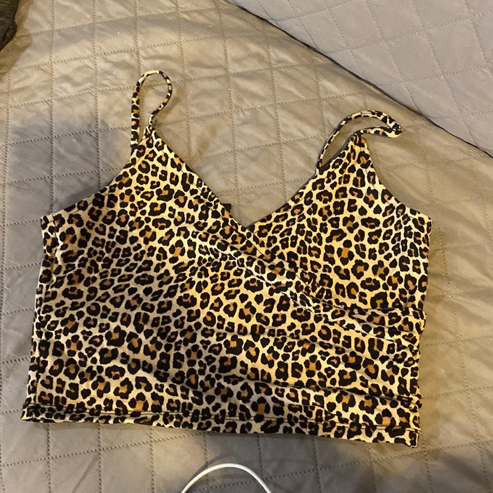 Cheetah print tank top/cami